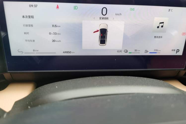 Used Geely Galaxy L6 2023 125km MAX Odometer Close Up