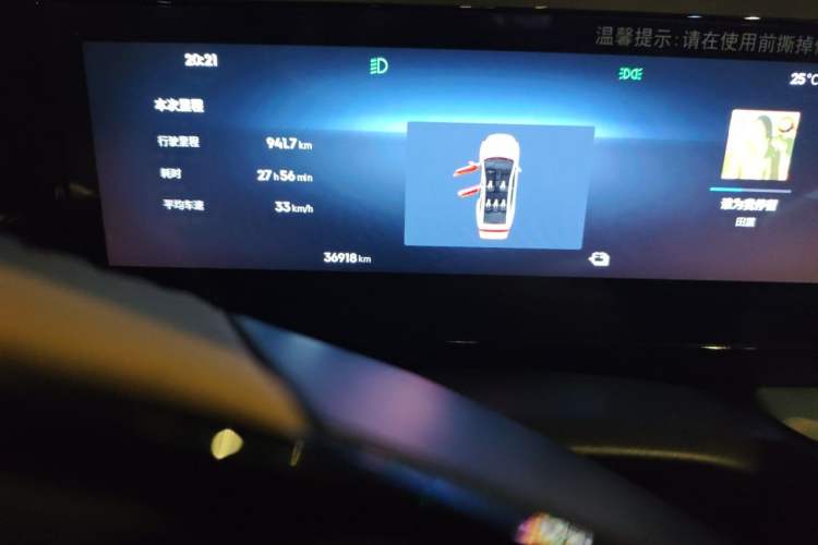 Used Geely Galaxy L6 2024 125km PLUS Dragon Edition Odometer Close Up