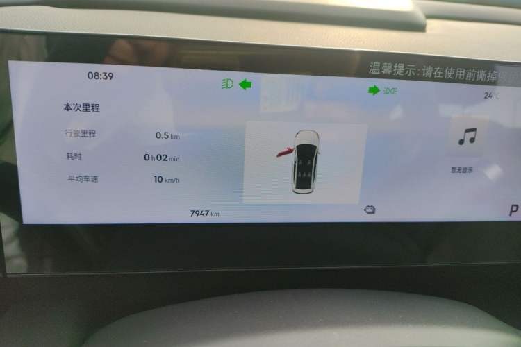 Used Geely Galaxy L6 2024 125km Creative Edition Odometer Close Up