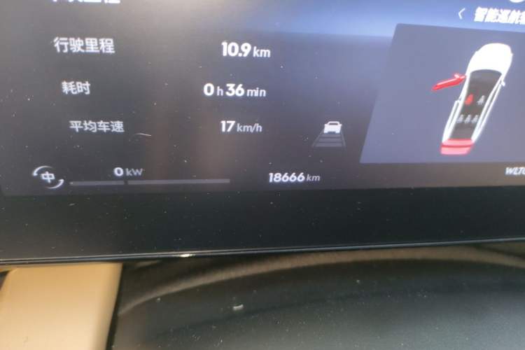 Used Geely Galaxy L6 2024 125km PLUS Dragon Edition Odometer Close Up
