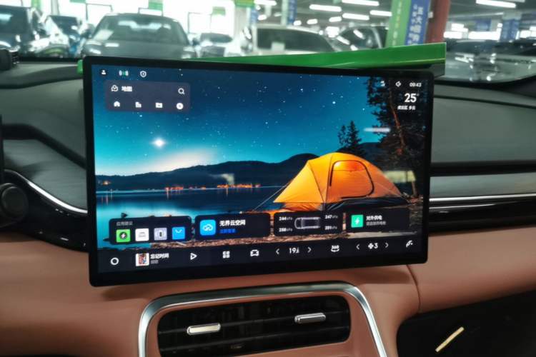 Used Geely Galaxy L6 2025 EM-i 140km Starship Edition Audio And AC Panel