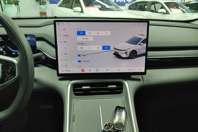 Used Geely Galaxy L6 2025 EM-i 140km Long-Range Version Audio And AC Panel