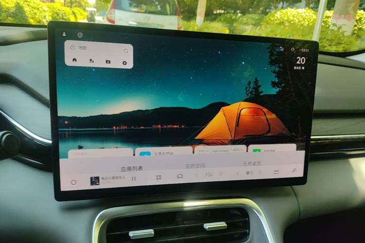 Used Geely Galaxy L6 2025 EM-i 140km Starship Edition Audio And AC Panel