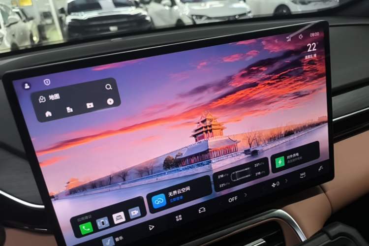 Used Geely Galaxy L6 2025 EM-i 140km Starship Edition Audio And AC Panel