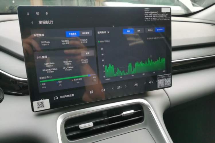Used Geely Galaxy L6 2025 EM-i 140km Starship Edition Audio And AC Panel