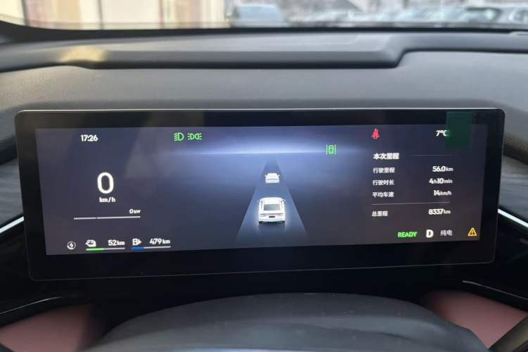 Used Geely Galaxy L6 2025 EM-i 140km Starship Edition Odometer Close Up