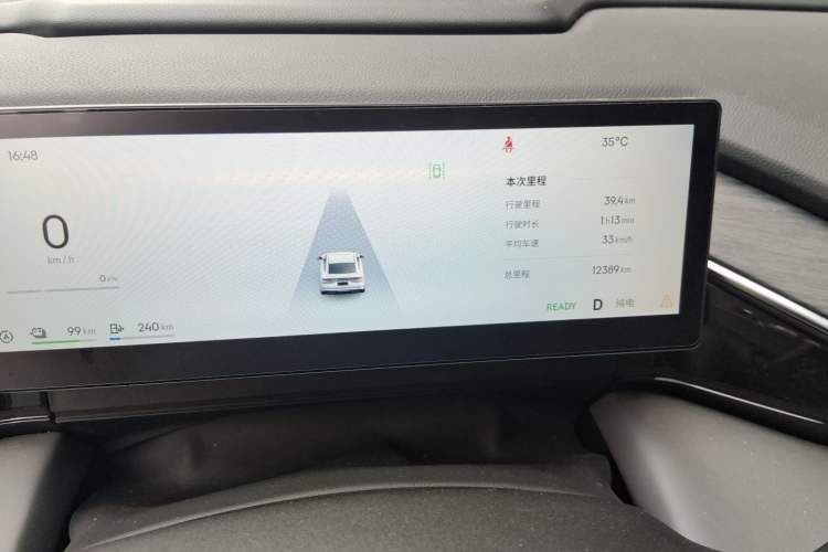 Used Geely Galaxy L6 2025 EM-i 140km Starship Edition Odometer Close Up