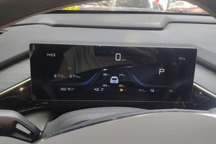 Used Geely Galaxy L6 2025 EM-i 140km Long-Range Version Instrument Cluster