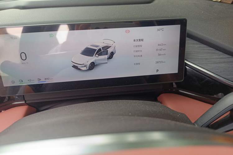Used Geely Galaxy L6 2025 EM-i 140km Explorer+ Edition Odometer Close Up
