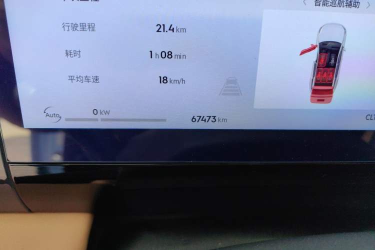 Used Geely Galaxy L7 2023 1.5T 115 km Starship Odometer Close Up