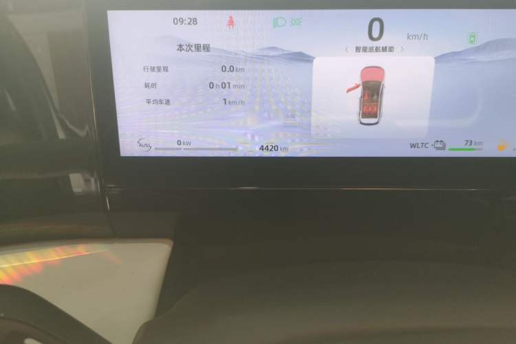 Used Geely Galaxy L7 2023 1.5T 115 km MAX Odometer Close Up