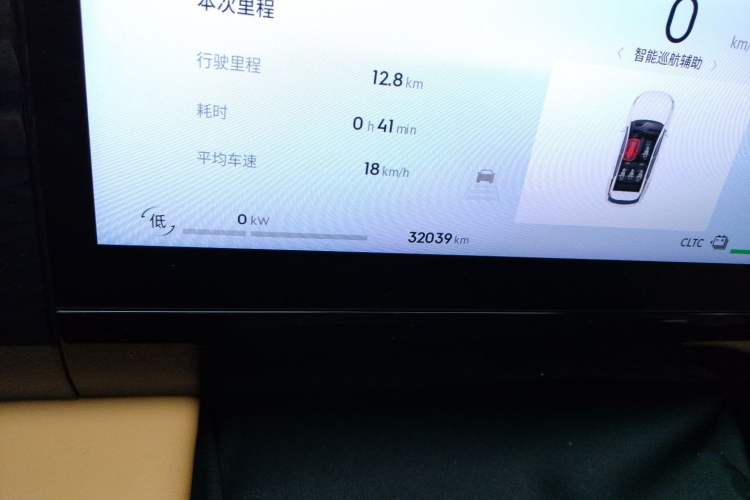 Used Geely Galaxy L7 2023 1.5T 115 km Starship Odometer Close Up