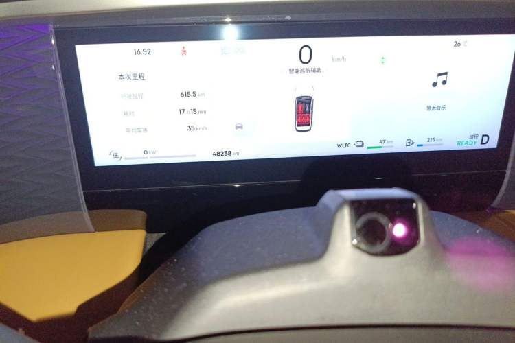 Used Geely Galaxy L7 2023 1.5T 115 km Starship Odometer Close Up