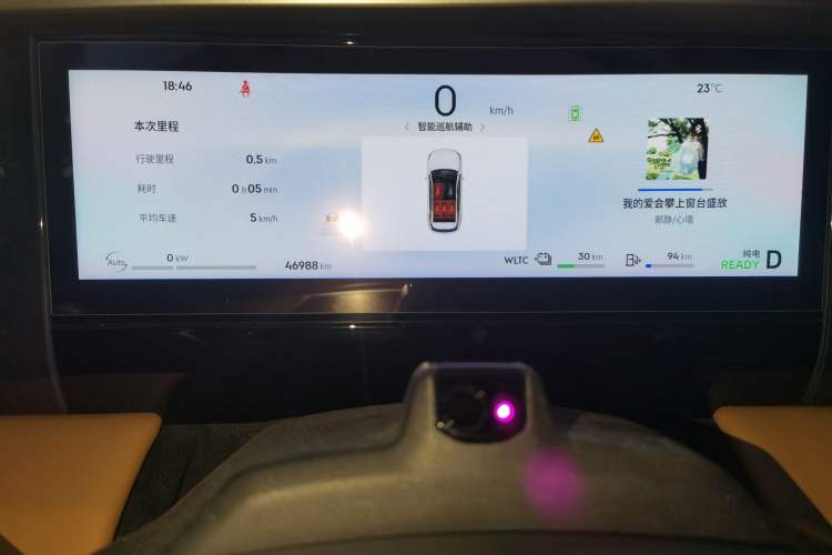 Used Geely Galaxy L7 2023 1.5T 115 km Starship Odometer Close Up
