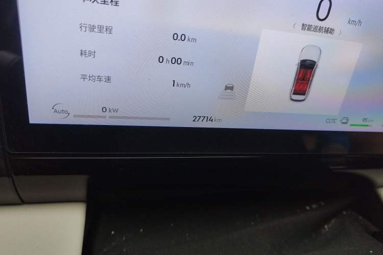 Used Geely Galaxy L7 2023 1.5T 115 km MAX Odometer Close Up