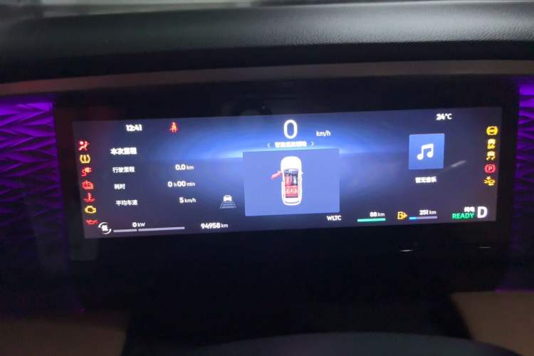 Used Geely Galaxy L7 2024 1.5T 115 km MAX Dragon Edition Instrument Cluster
