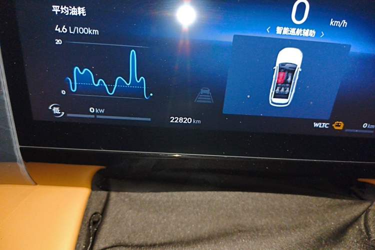 Used Geely Galaxy L7 2024 1.5T 115 km PLUS Dragon Edition Odometer Close Up