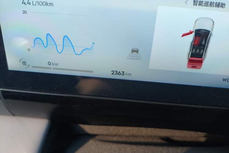 Used Geely Galaxy L7 2025 EM-i 115km Exploration Edition Odometer Close Up
