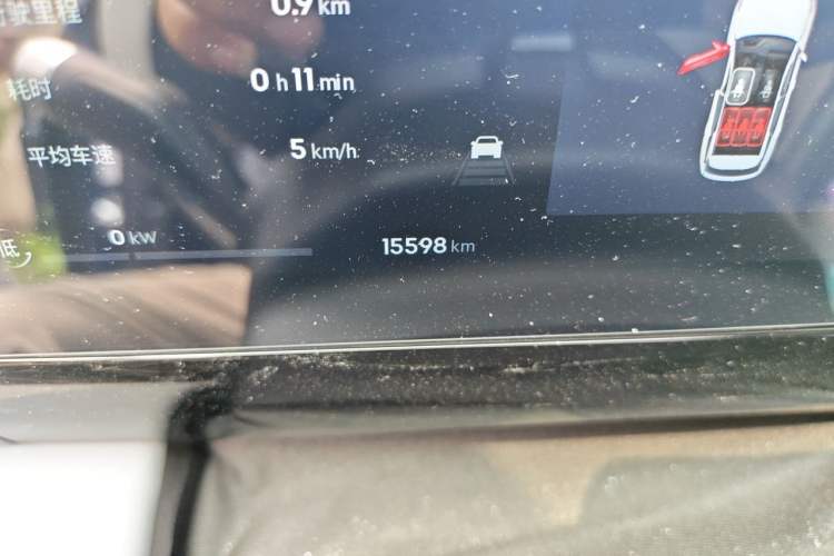 Used Geely Galaxy L7 2025 3DHT 115km Starship Edition Odometer Close Up