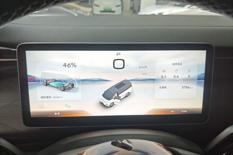 Used Geely Galaxy LEVC L380 2024 100 kWh 6-Seater Two-Wheel Drive Air Instrument Cluster