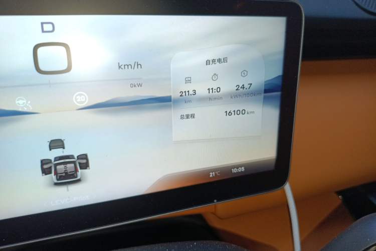 Used Geely Galaxy LEVC L380 2024 140-Degree 6-Seater All-Wheel-Drive Ultra Odometer Close Up