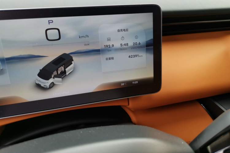 Used Geely Galaxy LEVC L380 2024 140-Degree 6-Seater All-Wheel-Drive Ultra Odometer Close Up