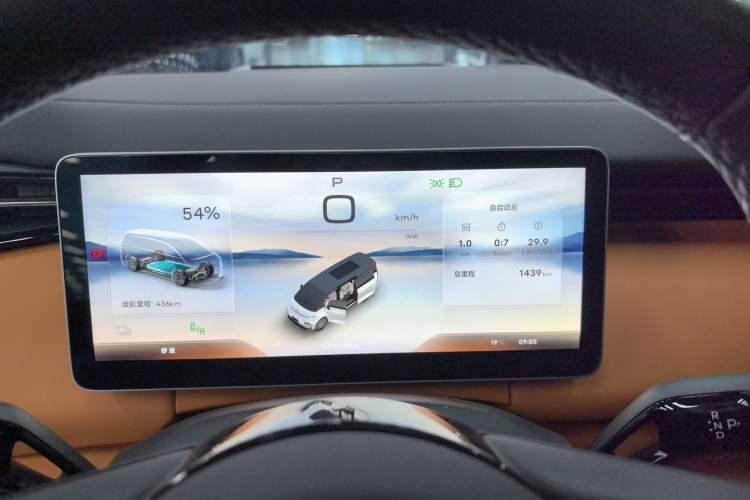 Used Geely Galaxy LEVC L380 2025 805 km Flagship Version All-Wheel Drive Instrument Cluster