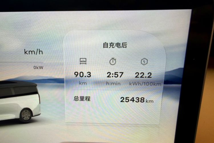 Used Geely Galaxy LEVC L380 2025 805 km Collection Edition All-Wheel Drive Odometer Close Up