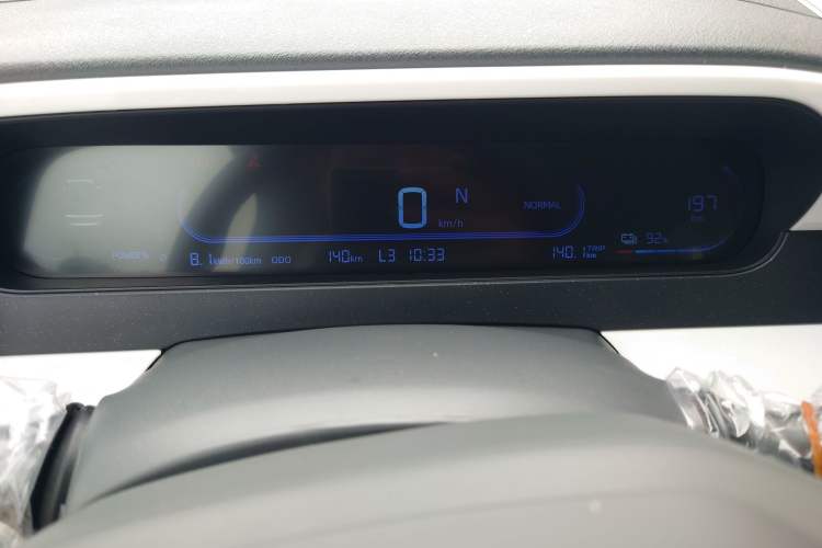 Used Geely Galaxy Panda 2025 210km Panda Kart Odometer Close Up