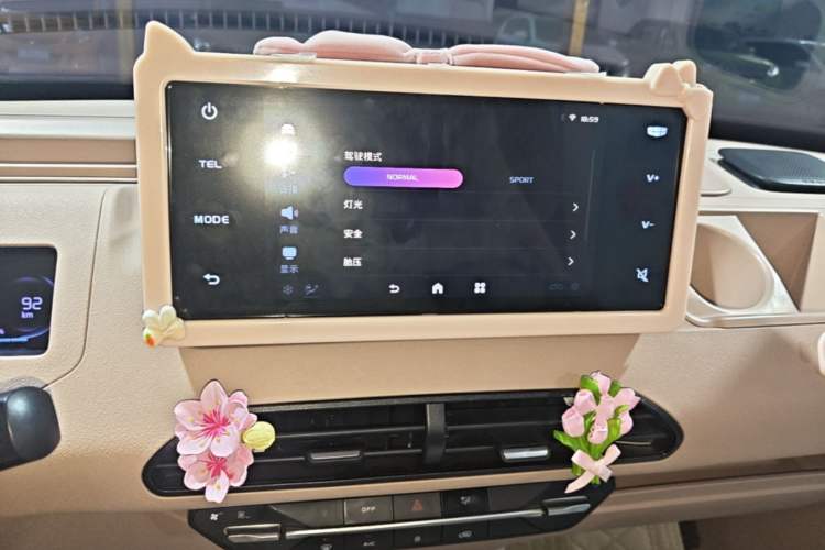 Used Geely Galaxy Panda 2023 Panda Mini 200km Endurance Bear Audio And AC Panel
