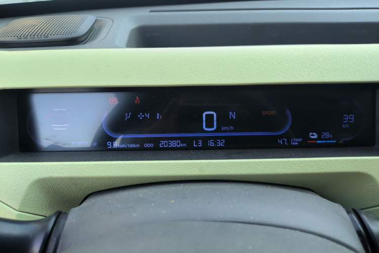 Used Geely Galaxy Panda 2023 Panda Mini 120km Super Cute Bear Instrument Cluster
