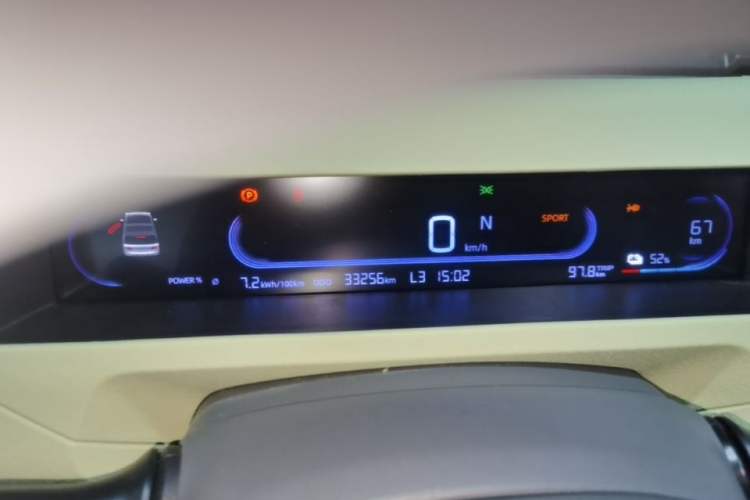 Used Geely Galaxy Panda 2023 Panda Mini 120km Super Cute Bear Instrument Cluster