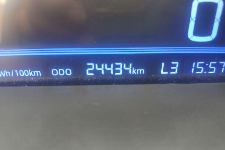 Used Geely Galaxy Panda 2023 Panda Mini 200km Endurance Bear Odometer Close Up
