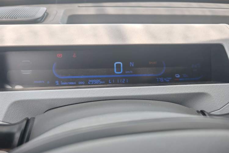 Used Geely Galaxy Panda 2023 Panda Mini 200km Endurance Bear Odometer Close Up