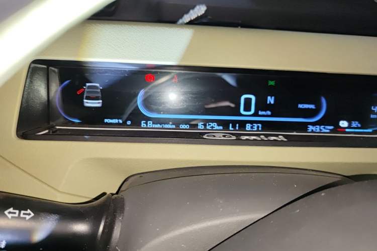 Used Geely Galaxy Panda 2023 Panda Mini 120km Super Cute Bear Odometer Close Up