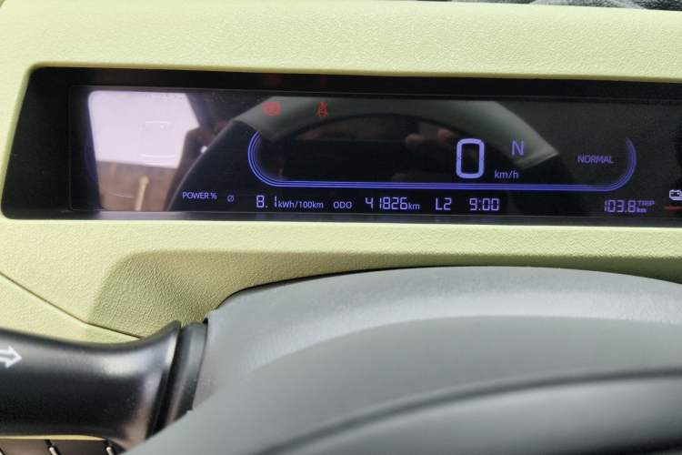 Used Geely Galaxy Panda 2023 Panda Mini New Year Edition Treasure Bear Odometer Close Up