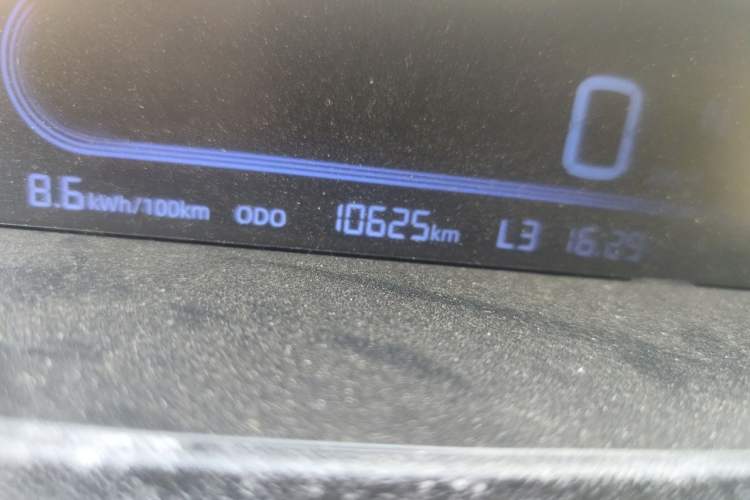 Used Geely Galaxy Panda 2023 Panda Mini 200km Endurance Bear Odometer Close Up