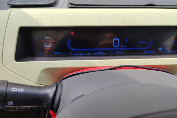 Used Geely Galaxy Panda 2023 Panda Mini 200km Endurance Bear Odometer Close Up