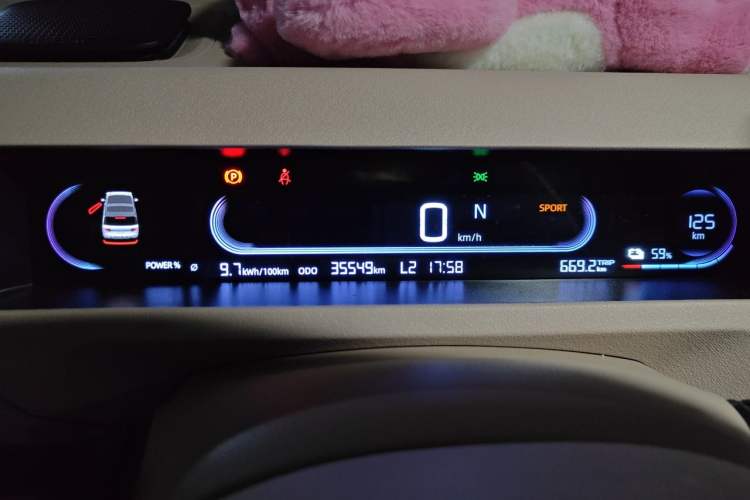 Used Geely Galaxy Panda 2023 Panda Mini 200km Endurance Bear Instrument Cluster