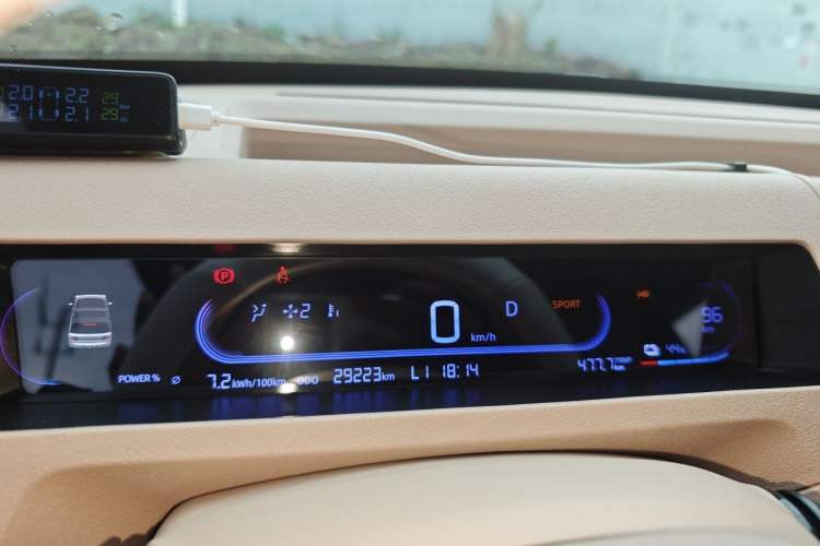 Used Geely Galaxy Panda 2023 Panda Mini 200km Endurance Bear Instrument Cluster