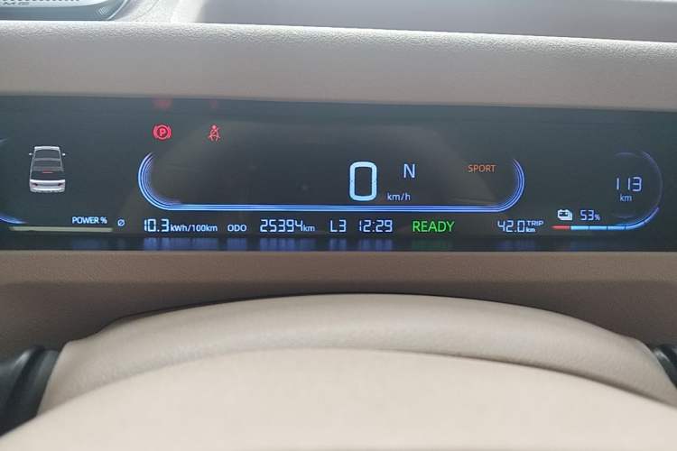 Used Geely Galaxy Panda 2023 Panda Mini 120km Cute Bear Instrument Cluster