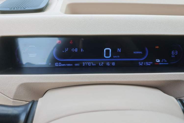 Used Geely Galaxy Panda 2023 Panda Mini 200km Endurance Bear Odometer Close Up