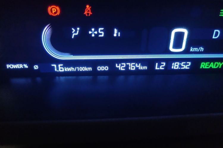 Used Geely Galaxy Panda 2023 Panda Mini 200km Endurance Bear Odometer Close Up
