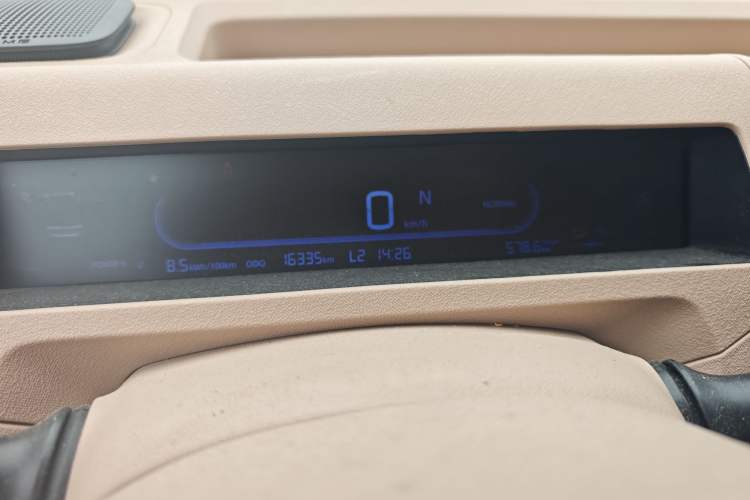 Used Geely Galaxy Panda 2023 Panda Mini 200km Endurance Bear Odometer Close Up