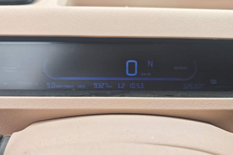 Used Geely Galaxy Panda 2023 Panda Mini 200km Endurance Bear Odometer Close Up