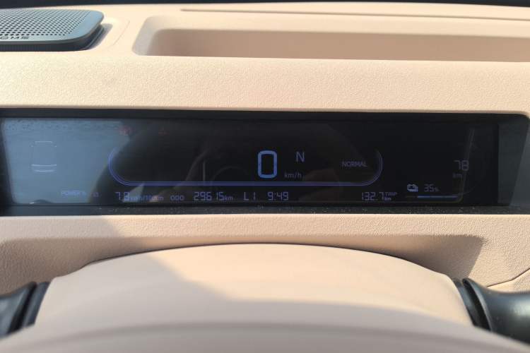 Used Geely Galaxy Panda 2023 Panda Mini 200km Endurance Bear Odometer Close Up