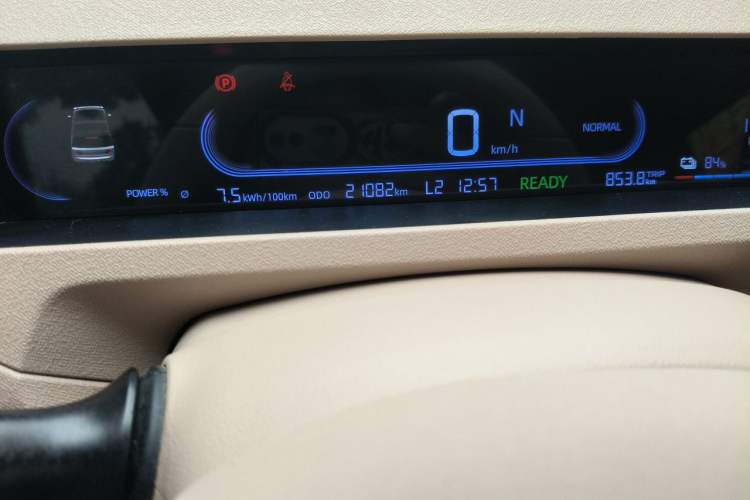 Used Geely Galaxy Panda 2023 Panda Mini 200km Endurance Bear Odometer Close Up
