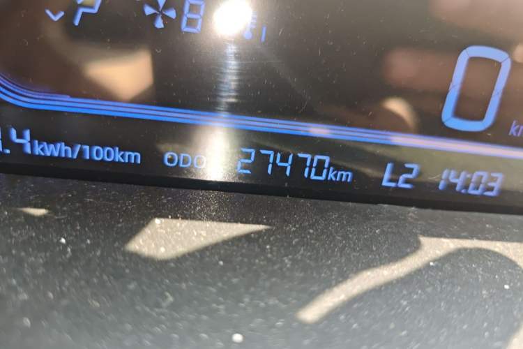 Used Geely Galaxy Panda 2023 Panda Mini 200km Dynamic Bear Odometer Close Up