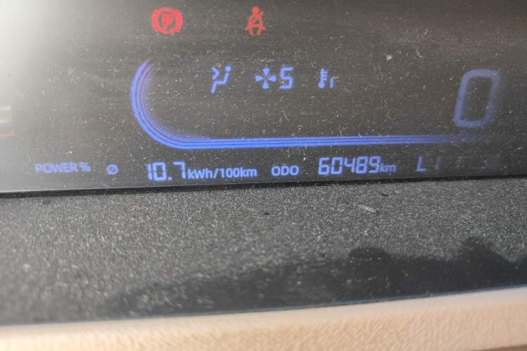 Used Geely Galaxy Panda 2023 Panda Mini 200km Endurance Bear Odometer Close Up