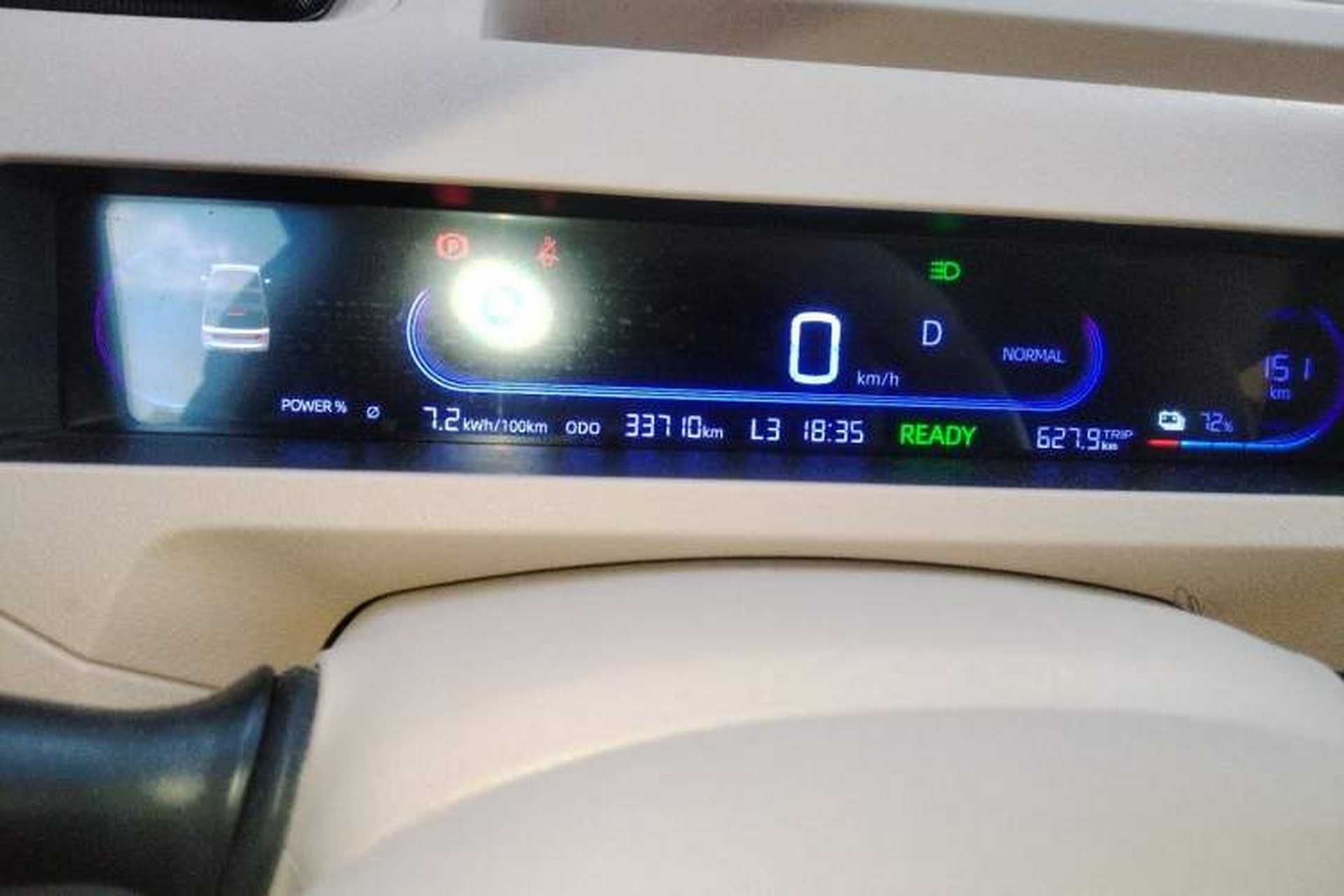 Used Geely Galaxy Panda 2023 Panda Mini 200km Endurance Bear Odometer Close Up